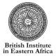 British Institute in Eastern Africa logo